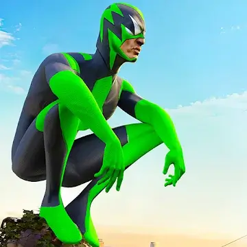 Rope Frog Ninja Hero Logo